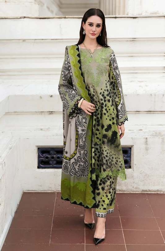 Charizma - 3PC Khaddar Digital Printed Suit (Unstitched) - UH309