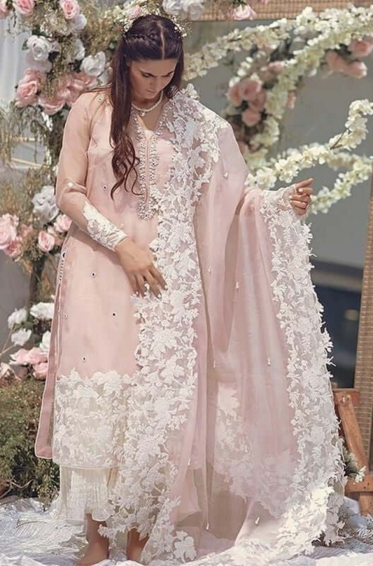 3 Piece - Embroidered Lawn Suit (Unstitched) - UPJ0184
