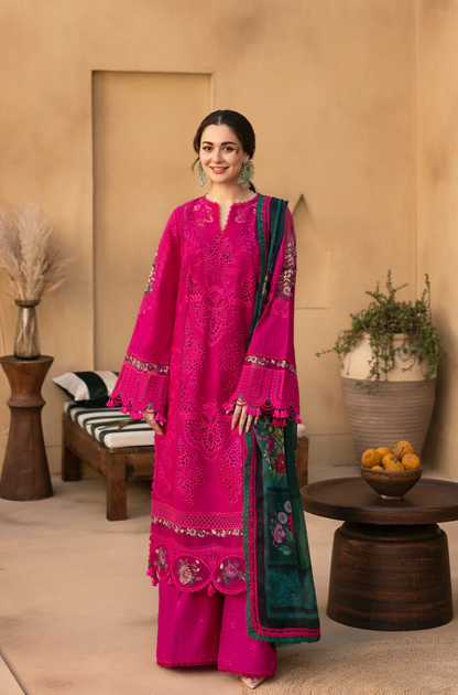 Saira Rizwan - 3PC Lawn Embroidered Suit (Unstitched) - UPF0133