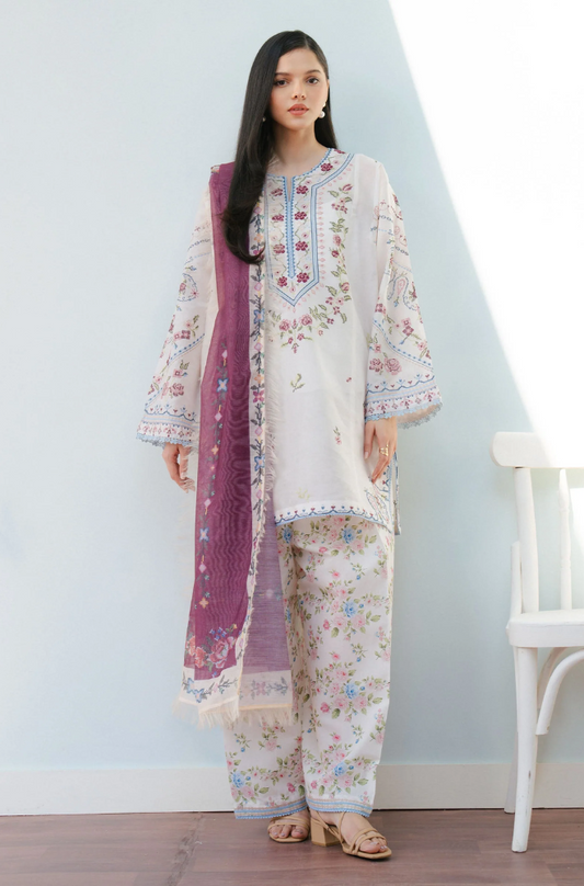 COCO by Zara Shahjahan - 3PC Lawn Digital Printed Suit-UPHB050