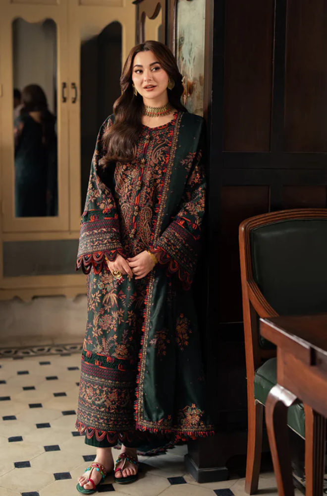 Asim Jofa - 3PC Lawn Embroidered Suit -UPAF059