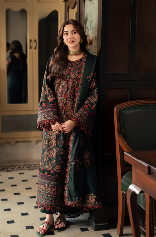 Asim Jofa - 3PC Lawn Embroidered Suit -UPAF059
