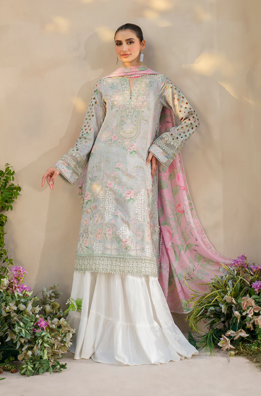 Iznik- 3PC Lawn Digital Printed Suit - UPD044