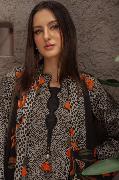 Charizma - 3PC Khaddar Digital Printed Suit (Unstitched) - UH310