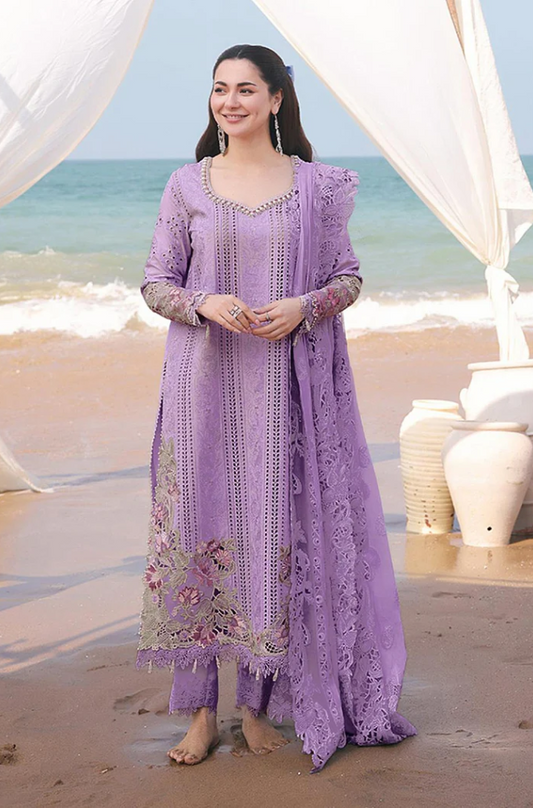 Imrozia - 3PC Unstitched Dhanak Embroidered Suit - US144