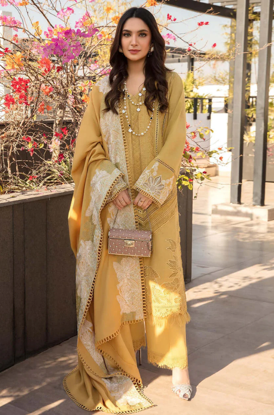 Saira Shakira  - 3PC Unstitched Lawn Embroidered Suit - UA310