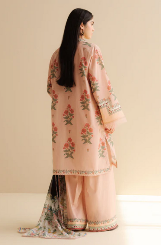 Coco by Zara Shahjahan -3PC Lawn Digital Printed Suit (Unstitched) - UPHB0147