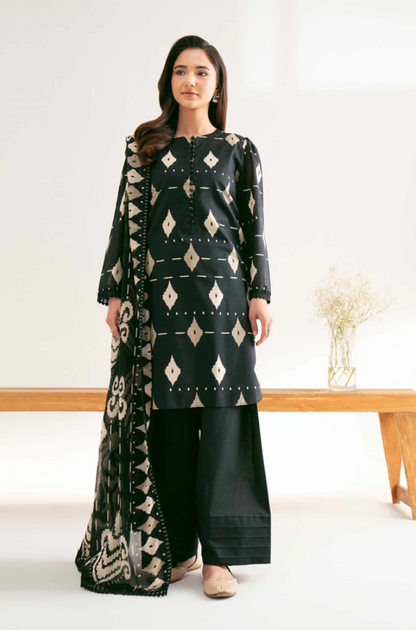 Nishat- 3PC Lawn Digital Printed Suit (Unstitched) - UH0170