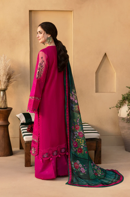 Saira Rizwan - 3PC Lawn Embroidered Suit (Unstitched) - UPF0133