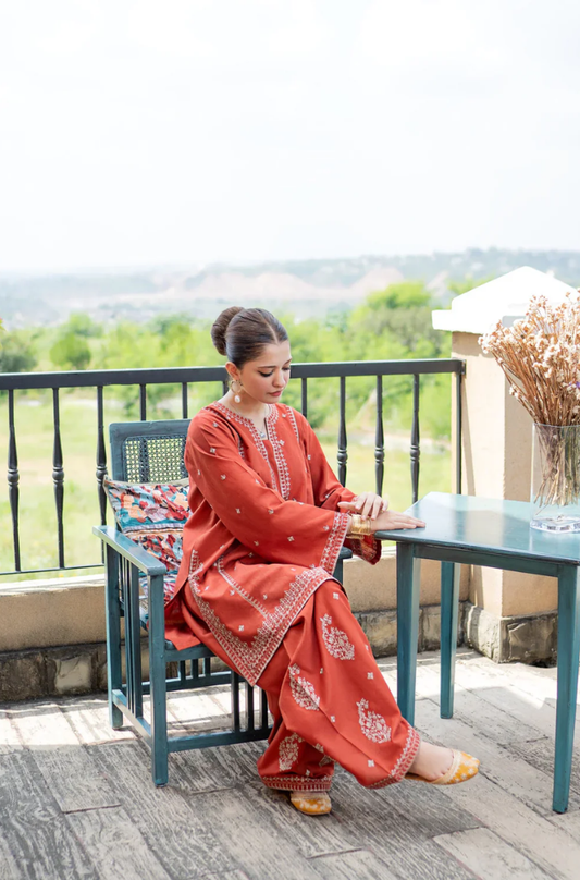 Urge  - 2PC Lawn Embroidered Suit (Unstitched) - UA292