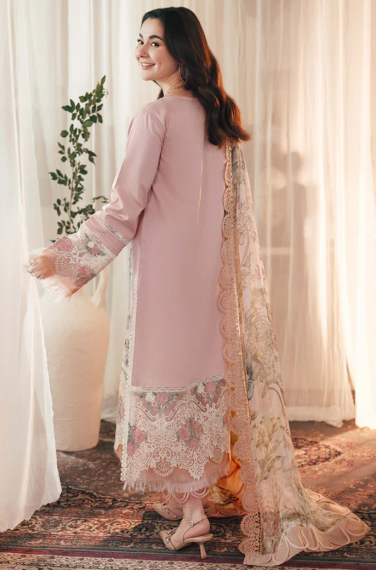 Jade - 3PC Lawn ChickenKari Embroidered Suit - UPF046