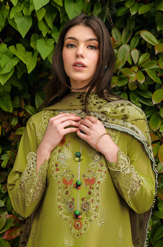 3 - Piece Lawn Embroidered Suit - UPS025