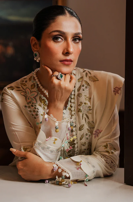 Cross Stitch - 3PC Lawn Embroidered Suit (Unstitched) - UPFS095