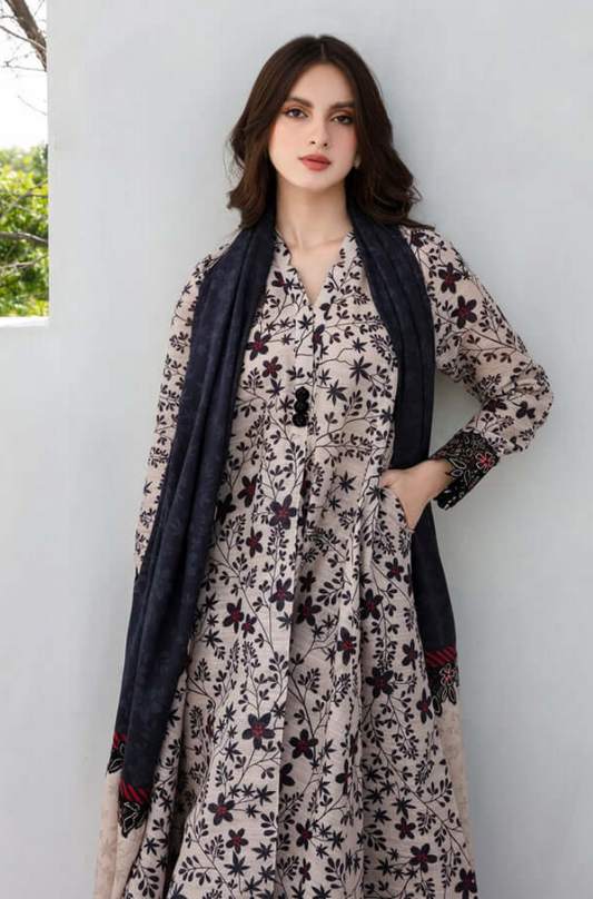 3PC- Lawn Digital Printed Suit-UPHB061