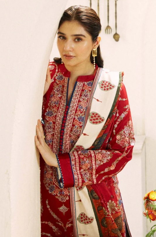 3 - Piece Lawn Embroidered Suit - UPA018