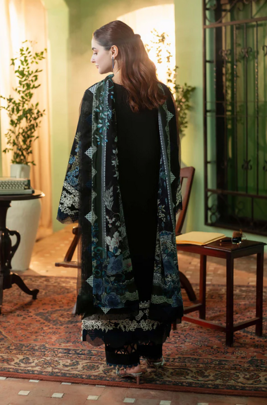 Jade - 3PC Unstitched Dhanak Embroidered Suit - UH259