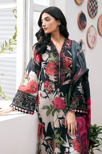 Baroque- 3PC Khaddar Digital Printed Suit (Unstitched) - UH305