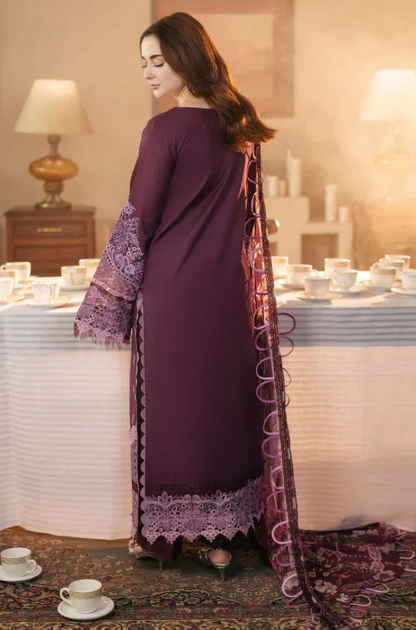 Jade - 3PC Unstitched Dhanak Embroidered Suit - UA151