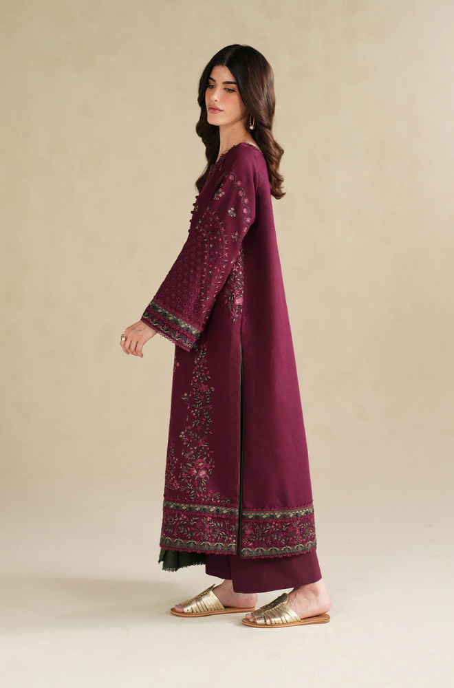 Iznik - 3PC Unstitched Lawn Embroidered Suit - UA299