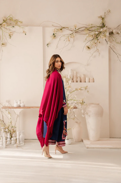 Palwasha- 3PC Unstitched Dhanak Embroidered Suit - US105