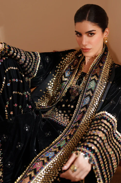 Jazmin  - 3PC Unstitched Lawn Embroidered Suit - UA279