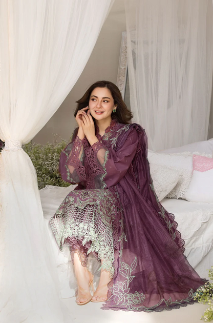 Khaadi - 3PC Unstitched Dhanak Embroidered Suit - US132