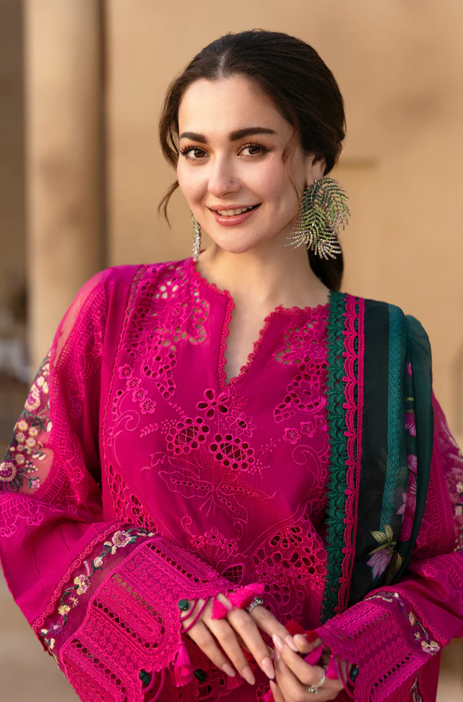 Saira Rizwan - 3PC Lawn Embroidered Suit (Unstitched) - UPF0133