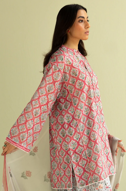Coco by Zara Shahjahan -3PC Lawn Digital Printed Suit (Unstitched) - UPHB0149