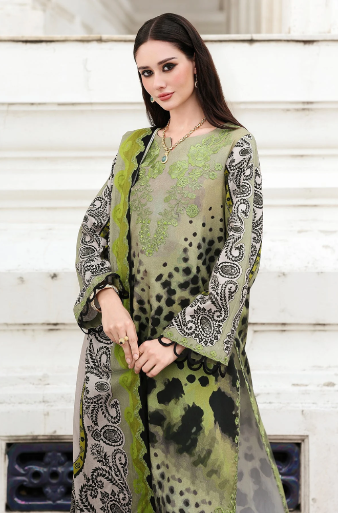 Charizma - 3PC Khaddar Digital Printed Suit (Unstitched) - UH309