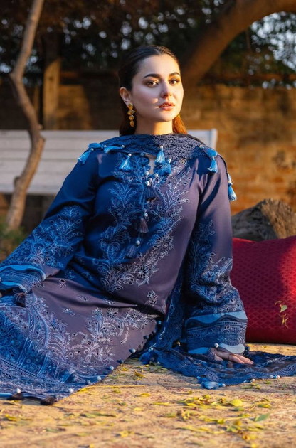 Jade- 3 Piece Lawn Embroidered Suit (Unstitched)- UPF0131