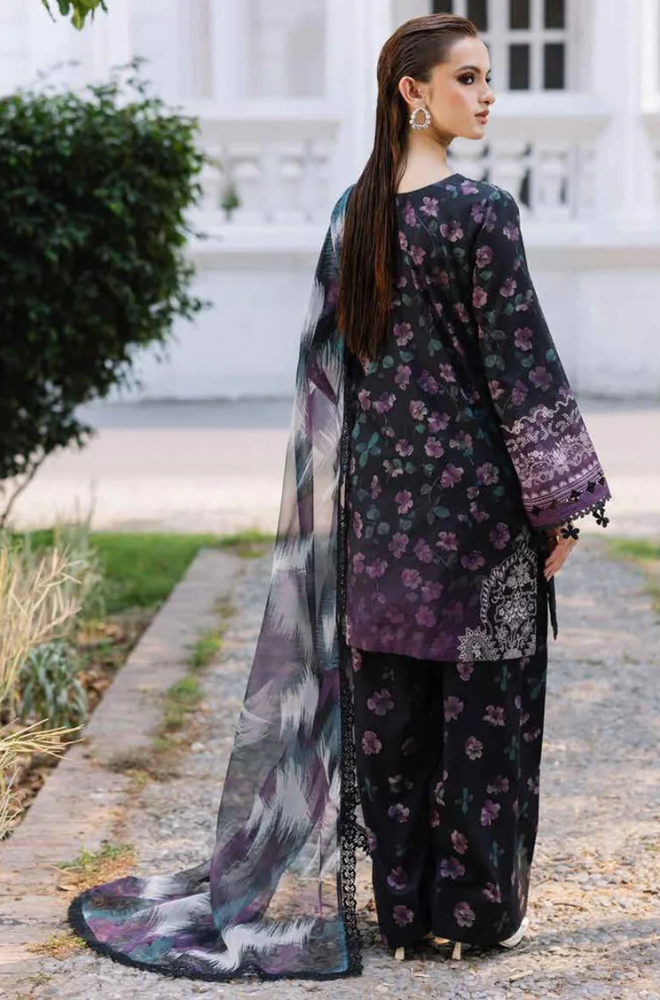 Baroque- 3PC Khaddar Digital Printed Suit (Unstitched) - UH303