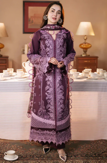 Jade - 3PC Unstitched Dhanak Embroidered Suit - UA151