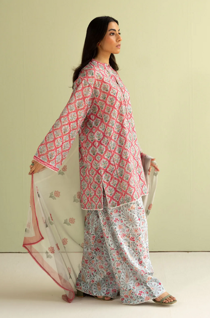 Coco by Zara Shahjahan -3PC Lawn Digital Printed Suit (Unstitched) - UPHB0149