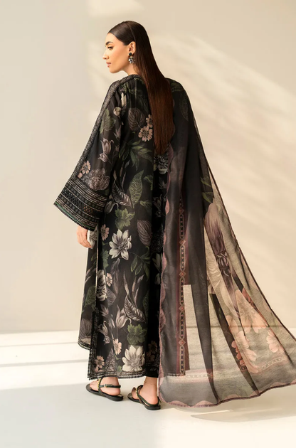 Baroque- 3PC Khaddar Digital Printed Suit (Unstitched) - UH307