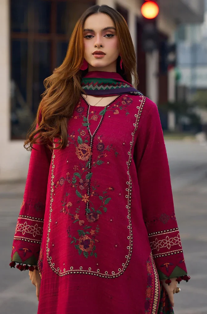 Charizma  - 3PC Unstitched Lawn Embroidered Suit - UA290
