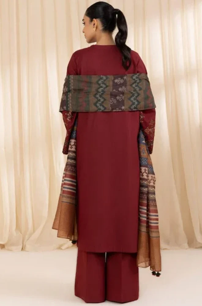 3 Piece - Lawn Embroidered Suit - UPA010