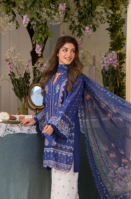 Sobia Nazir - 3PC Lawn Embroidered Suit (Unstitched) -UPF0132
