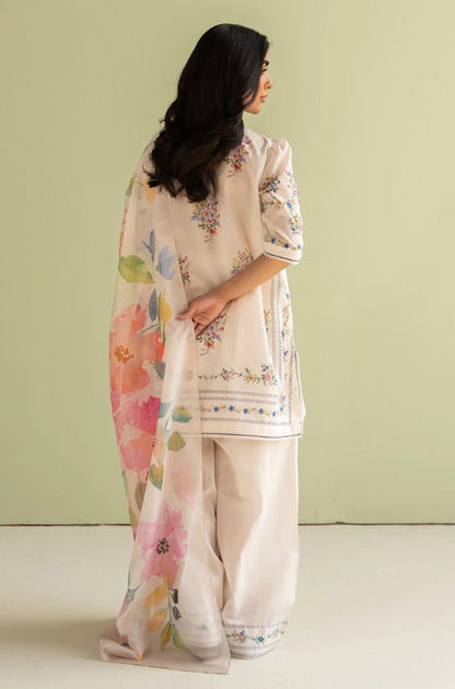 COCO by Zara Shahjahan - 3PC Lawn Digital Printed Suit-UPHB043