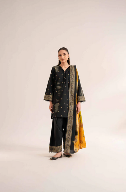 Nishat- 3PC Lawn Digital Printed Suit (Unstitched) - UH0169