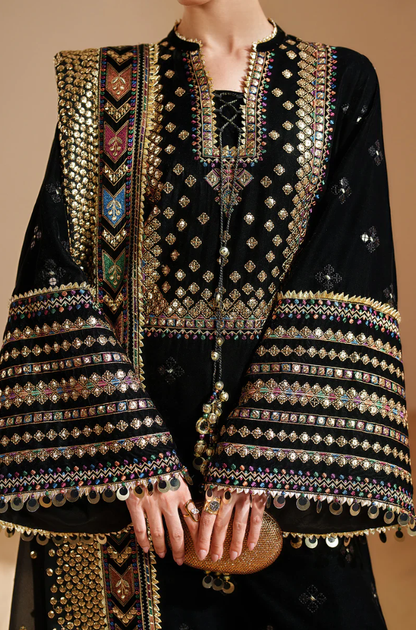 Jazmin  - 3PC Unstitched Lawn Embroidered Suit - UA279