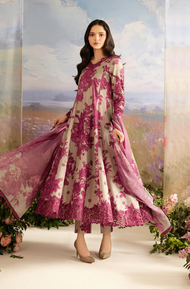 Iznik - 3PC Khaddar Digital Printed Suit (Unstitched) - UH302