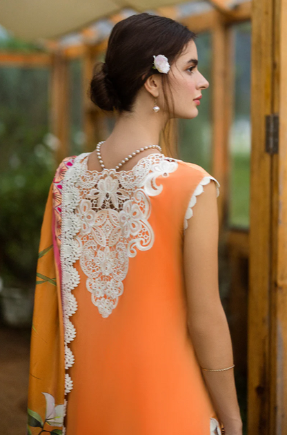 Mushq - 3PC Lawn Embroidered Suit( Unstitched) - UPFS0117