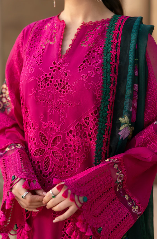 Saira Rizwan - 3PC Lawn Embroidered Suit (Unstitched) - UPF0133