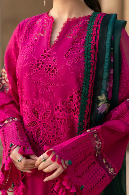 Saira Rizwan - 3PC Lawn Embroidered Suit (Unstitched) - UPF0133