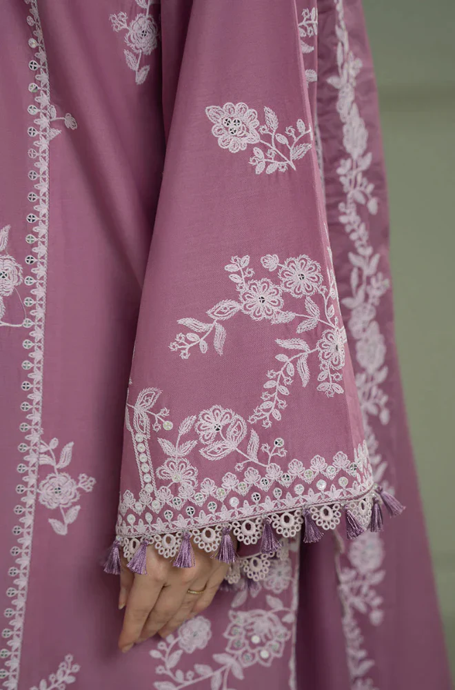 Cross Stitch - 3PC Dhanak Embroidered Suit (Unstitched) - UH218