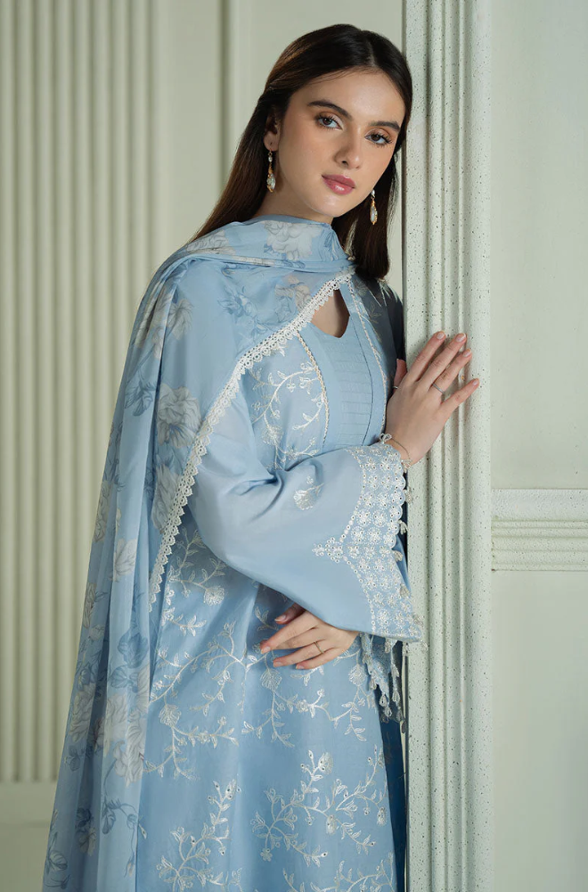 Cross Stitch - 3 Piece Lawn Embroidered Suit - UPS026