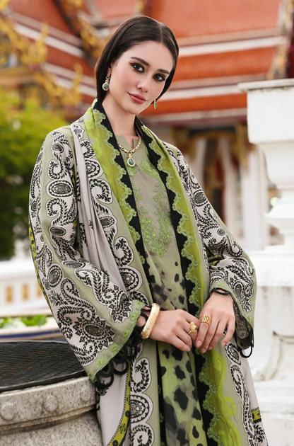 Charizma - 3PC Khaddar Digital Printed Suit (Unstitched) - UH309