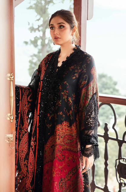 Maria.B - 3PC Lawn Digital Printed Suit (Unstitched) - UPHB0141