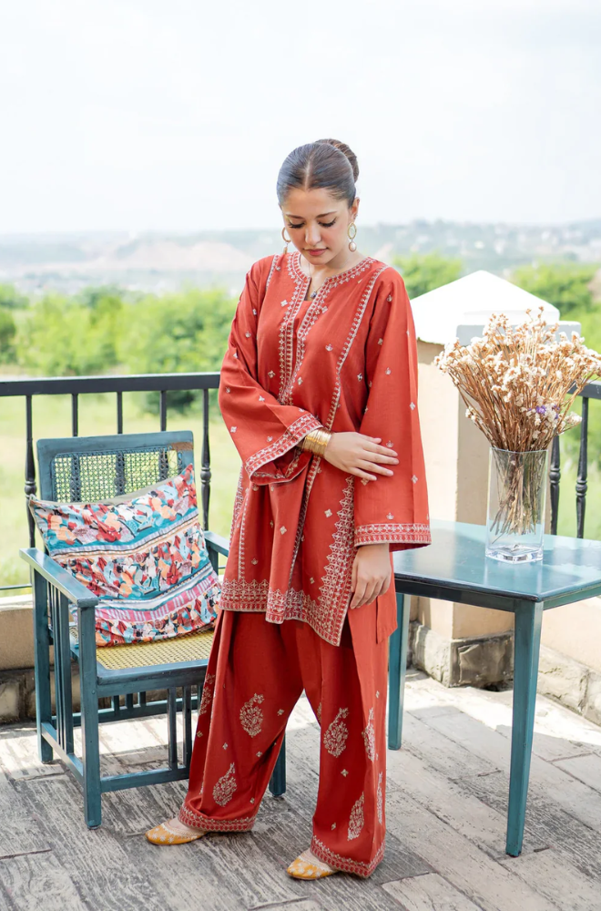 Urge  - 2PC Lawn Embroidered Suit (Unstitched) - UA292