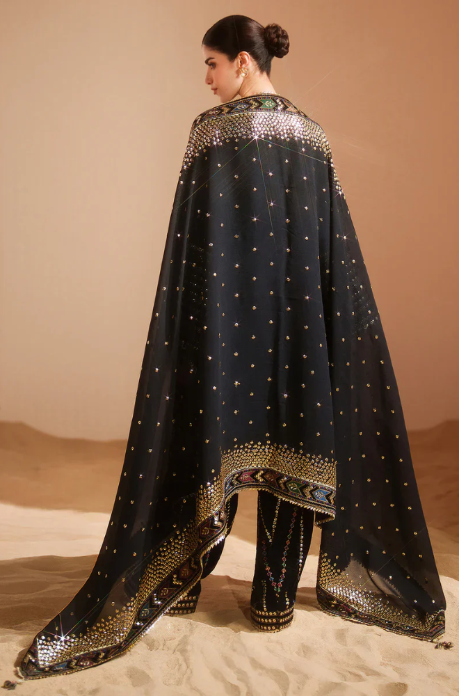 Jazmin  - 3PC Unstitched Lawn Embroidered Suit - UA279